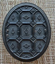 9th Plate Oval Geometric Union Case with Tintype of Woman picture