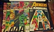 The Avengers #233-238 #240-245 Annual #12 Marvel 1983-1984 13 Issue Lot VF picture