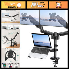 MOUNT PRO Dual Monitor and Laptop Mount for Max 27