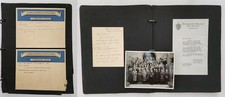 1938 antique JOHN B OBRIEN west springfield ma POLICE CHIEF scrapbook album picture