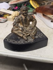 Antique WH Lent Tailor Supply 68 West St. NY Iron Shaped Advertising Paperweight picture