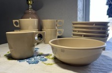Vintage Dallas Ware Tan Melamine 6 5