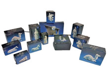 Avon Nativity Collectibles White Porcelain Nativity Set Christmas 1982-1989 picture