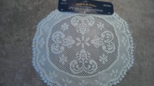 Vintage Hearth & Home 2 Pc White Doily Set 15