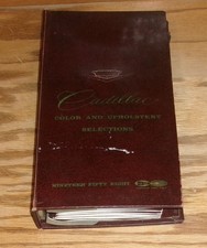 Original 1958 Cadillac Color & Upholstery Dealer Album 60 62 75 Eldorado picture