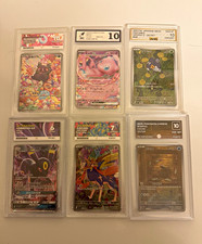 Pokémon TCG Graded 6 Card Mixed Lot - Morpeko, Mew ex, Umbreon GX, Zacian picture