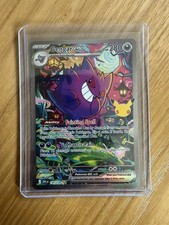 Pokémon TCG Gengar EX 154/128 30th Anniversary English Special Illustration Rare picture