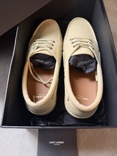 Saint Laurent Phoenix SL Yellow Leather Loafers Men’s US 10.5 EU 43.5 picture