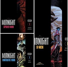 Marvel Midnight #1 Set Of 3  X-Men, Spider-Man, Fantastic Four Presale 10/7/26 picture