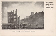 Photo PC San Francisco CA 1906 Earthquake Fourth Street & Market Mitchell Series picture