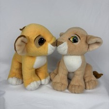 VTG 1993 Rare Disney The Lion King Simba and Nala Magnetic Kissing Plush Set  picture