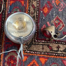 Vintage Lucas King Of The Road Cycle Lamp Lights picture