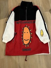 RARE James Rizzi Jacket Fleece RIZZI'S FAVORITE DAY SUNDAY by Cresson, NEW LARGE picture