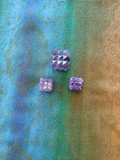 Set of 3 Sacred Geometric Amethyst picture