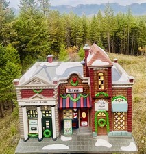 Department 56 Riverside Row Shops Christmas In The City Series #58888 1997 picture