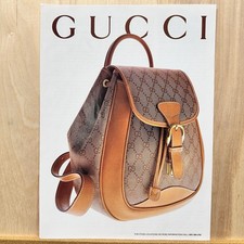 1994 Gucci Bag Cinch Flap Purse Vintage Print Ad Fashion Advert Art  picture