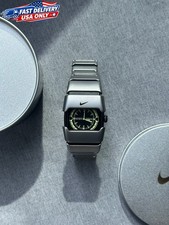 Nike D-Line Satin Silver Analogue Watch with Light Yellow Dial picture