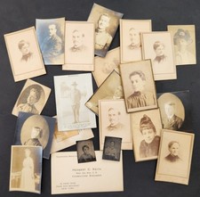 1890s–1910s antique PHOTO LOT braintree ma HERBERT C KEITH FAMILY portraits  picture