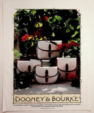 Vintage Dooney & Bourke All-Weather Leather Handbag Purse Magazine Ad NYC picture