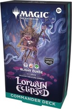 Magic The Gathering Lorwyn Eclipsed Commander Deck Blight Curse picture