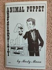 OLD PUPPETRY BOOK 'ANIMAL PUPPET ABSURDITY by MARTY MANN (Paperback, 1976) picture