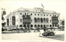 1930s Palacio de la Municipalidad Lima Peru RPPC Vintage Postcard picture