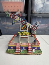 Lemax Carole Towne The Zinger Animated Carnival Ride With Original Box picture