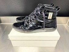 Yves Saint Laurent YSL Rolling Sneaker Black Patent Leather Men EU 46 US 13 Box picture
