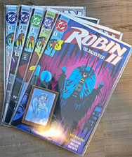 Robin II: The Joker’s Wild #1–4 Complete Set + Bonus Hologram Card #1 (DC 1991) picture