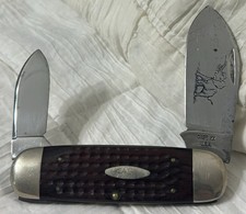 VINTAGE 1974 4 Dot CASE XX 6250 ELEPHANT TOE KNIFE, Sunfish picture