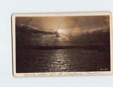 Postcard Evening picture took at Cherbourg, France picture