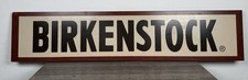 Birkenstock Store Display Sign Large Wood Wall Logo Retail Advertising 36x8 picture