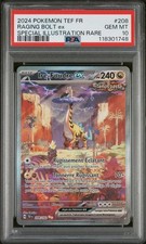 IRE LIGHTNING EX 208/162 PSA 10 - TEMPORAL FORCES - POKEMON FR 2024 picture