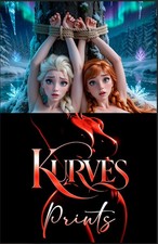 ELSA & ANNA COSPLAY V4  | VIRGIN NOTI | SINGLE COVER PRINT | KURVES COMICS picture