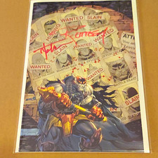 Battle Beast #1 Virgin Variant Cover RARE Signed by Kirkham/Ottley W/ COA picture
