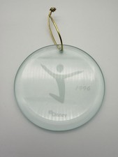 Vintage 1996 Disney Institute Glass Ornament Walt Disney World Original Box picture