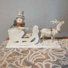 Dee Foust Bethany Lowe Snowman Reindeer Sleigh  HTF picture