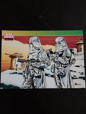 1993 Topps Star Wars Galaxy Snowtroopers Card #137 picture