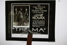 Vintage Jane Novak Magic Lantern Glass Movie Slide 