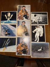Vintage NASA Space Shuttle Moon Astronaut Apollo Poster Prints Set of 9 picture