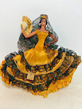 Vintage Marin Chiclana Spanish flamenco dancer souvenir doll picture
