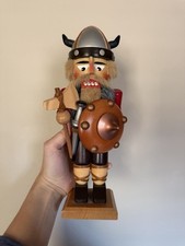 Steinbach Viking Nutcracker West Germany Volkskunst Hohenhameln 11.5” Warrior picture