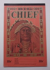 Vintage Springfield Mfg. Co. Ten Cent Big Chief Elementary School Writing Tablet picture