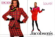 1992 • ESCADA Margaretha Ley Laurel @ Jacobson's print ad • 90s Fashion BA.36 picture