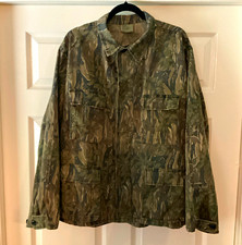 Vintage Rothco Military Division Smokey Branch Camo Field Jacket Size Lg-Reg USA picture