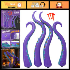Giant Inflatable Octopus Tentacle Costume - 4Pcs Halloween Yard Decoration, Outd picture