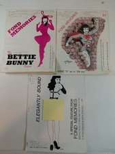 Vintage Bettie Page Fanzines Magazine Lot - Fond Memories Betty Bunny Issue picture