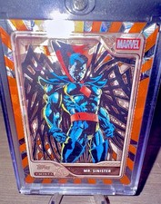 2026 Topps Mint Marvel Mr. Sinister Orange Foil 13/25 #18 X-Men picture