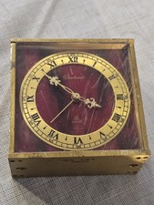 Vintage Bucherer Swiss Carriage Clock 10 685 picture