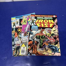 Marvel Premiere #1,3,5 Bronze age lot of 4 Iron Fist VG+ Wow z picture